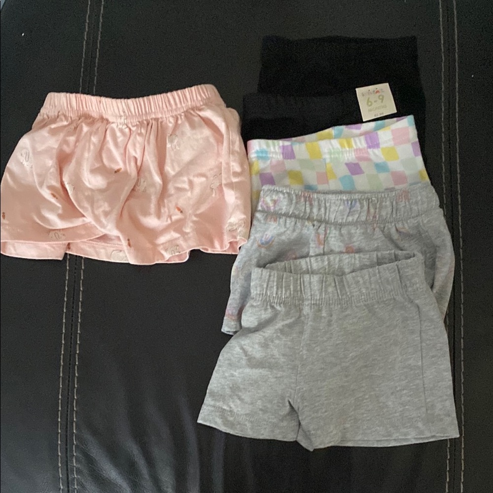 Set of Colorful Baby Shorts
